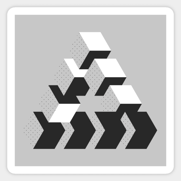 Impossible Penrose Sticker by rmtees
